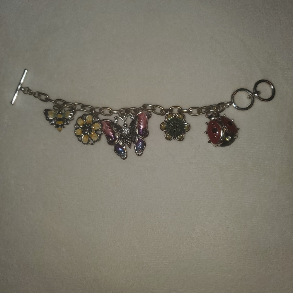 Silvertone bracelet